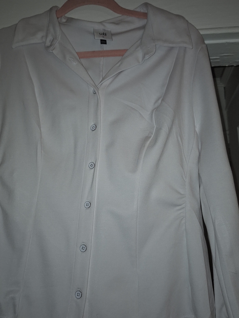 CAbi White Long-Sleeve Button-Down Shirt - Picture 3 of 5